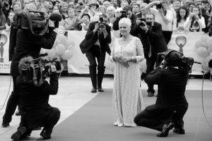 on the red carpet