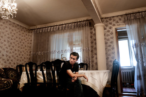 Joha is a Muslim Uzbek. He strongly believes that the westernization of the city will only bring decay. He is deeply respected by his friends and is in a relationship with a Christian Armenian girl he wants to marry.