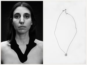 The necklace that her parents gave her and she rarely takes off. From the DNA series 03 | 2023