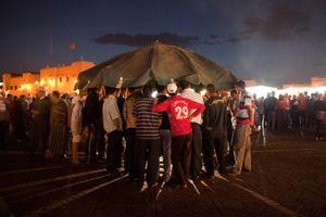 Magician’s umbrella, Marrakech