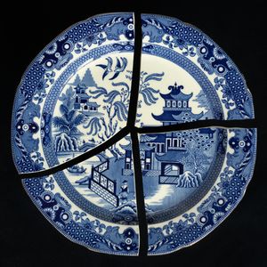broken plate