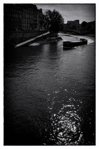 Boat on the Seine, Paris.