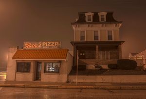 Marios Pizza and a Big House