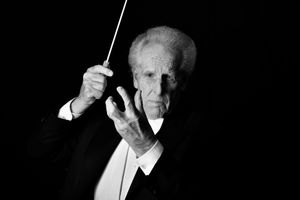 Conductor Benjamin Zander Portrait Session