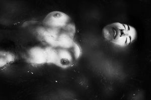 Adriana in the river in Torreon