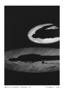 Shadows on the stage floor