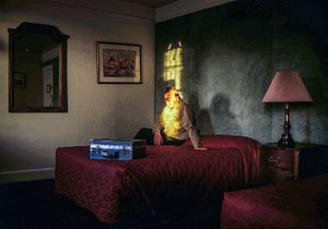 Self-portrait, hotel room, Flagstaff, Arizona, 1993