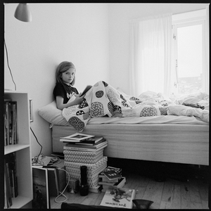 Valdemar in our bedroom.