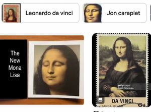 Leonardo da Vinci and Jon Carapiet
The New Mona Lisa