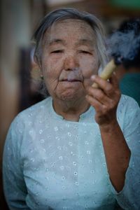 Lady Selling Thanaka