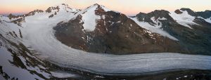 Austria/Italy Border at Hintereisferner, 2013  © Scott Conarroe