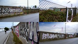 Anderlecht, digue du canal.