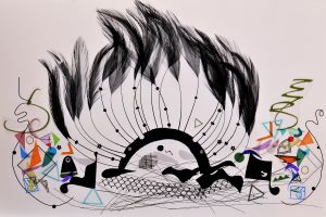 Tilled Dream With Sleeping Cat 1
