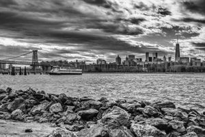 Water Taxi and Williamsburg Bridge