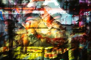 ©2021, digital image, light-collage