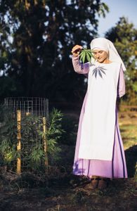 The weed nun in all of her glory