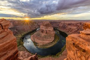 Sunset at Horseshoe Bend