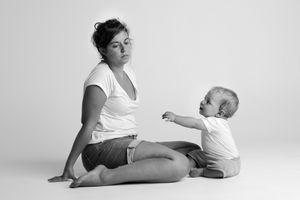 Postpartum mother