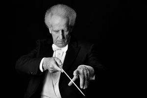 Conductor Benjamin Zander Portrait Session