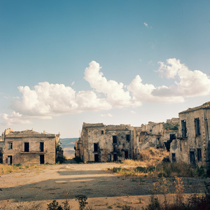 Poggioreale Town, Belice Valley, Sicily.