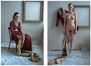 Alina. Series of photos "Remove your clothes"