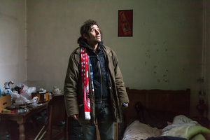 Crazy Luca in his room one day before evacuation of the squad