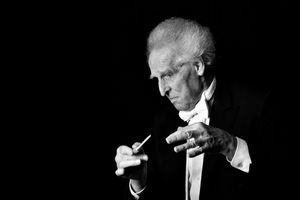 Conductor Benjamin Zander Portrait Session