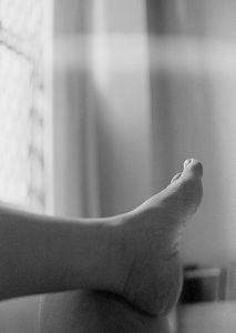 My foot