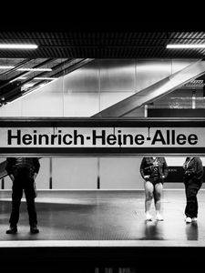 Waiting for train