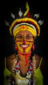 Kairuku/ Mekeo cultural attire, Central Province, Papua New Guinea