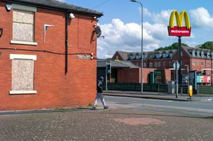 Liverpool Road (A58) Platt Bridge, Wigan, Greater Manchester, 13 August 2019