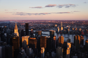 Sunset at New York