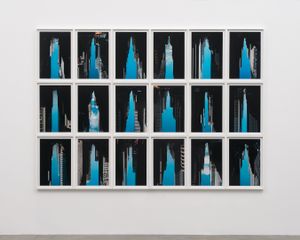 BUILDINGS MADE OF SKY VII, installation 2009 © Peter Wegner