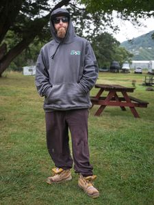 NZ convoy member, Picton camp.