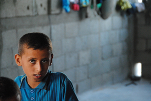 a child at home