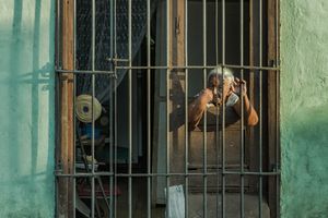 Behind the gates