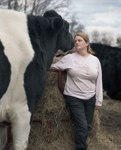 Cheryl and Norman, A Former               Veal Steer                                                         © Selena Salfen