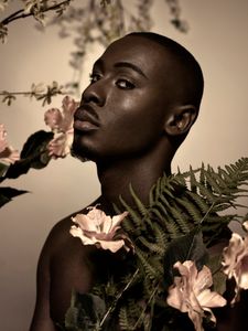 Daniel with Flowers III