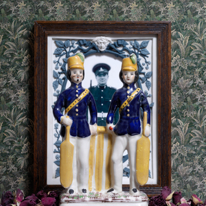 the soldier and the batsmen