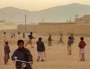 Kabul, Afghanistan (2001). Children, in liberated Kabul.