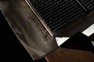Typesetting "by December light"
