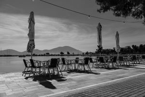 Covid-19 Pandemic Quarantine time in Chalkida on the island Euboea
