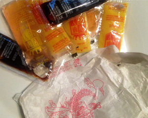 (1) Chinese takeout condiments