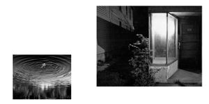 from "Into the Heart of Darkness and Light: A Dream Sequence" (unpublished artist book, pages 02-03),