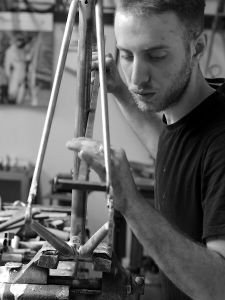 The Kid at the Masi workshop.