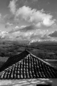 factory smoke and clouds, Filia