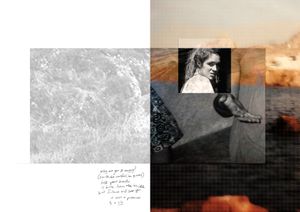 Double page spread from book
