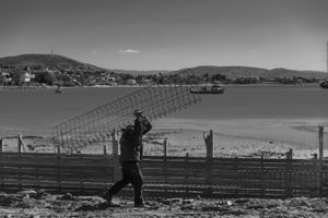 Covid-19 Pandemic Quarantine time in Chalkida on the island Euboea