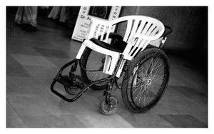Artificial leg and shoe workshop