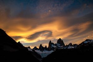 Ever-changing clouds in Patagonia
